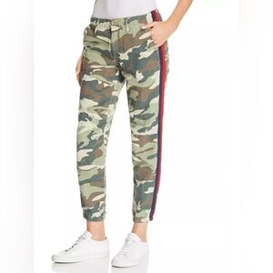 MOTHER The Misfit Side-Stripe Camo Pants